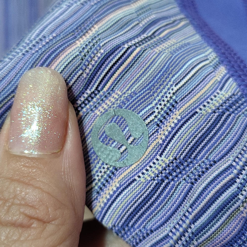 Lululemon Run Inspire Crop II Luxtreme Space Dye Twist Size 6 - Picture 8 of 8